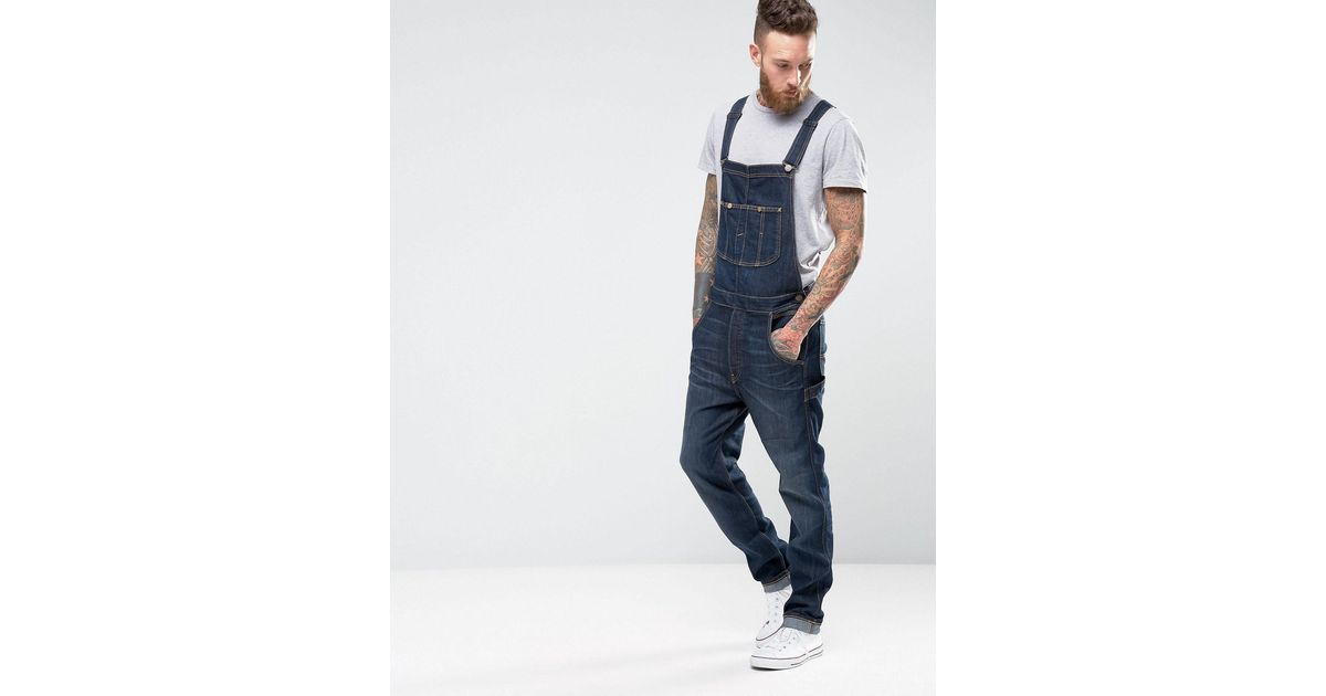 Tapered dungarees sale